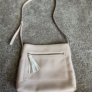 Kate Spade Cream and White Crossbody Bag